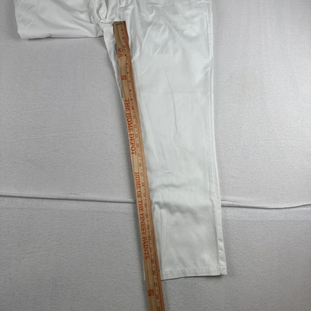 Suitsupply Porto Mens White Cotton Chino Pants Trousers fits 33*26 Preppy Cruise
